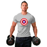 Captain America Fitness T-Shirt Men