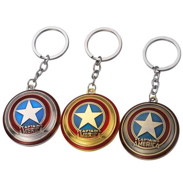 The Avengers Captain America Mask metal key