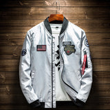 Men Fashion American Flag Jacket Male