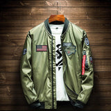 Men Fashion American Flag Jacket Male